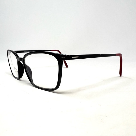 VIVID EYEWEAR VIVID 2014 TEXTURE ACETATE EYEGLASS Black 53-16-140 - Picture 3 of 9